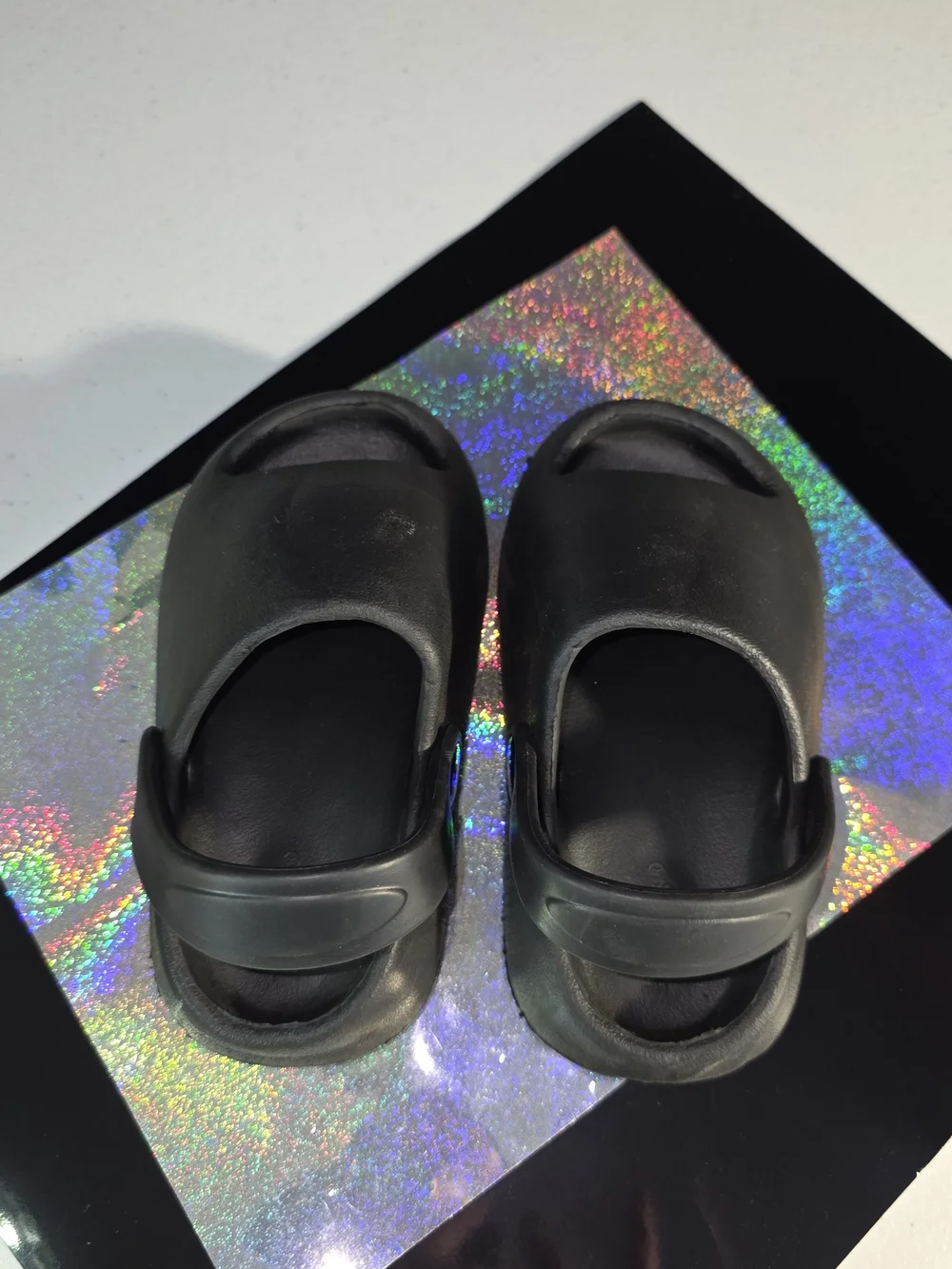 Kidgets Charcoal Water Slip-On Sandals with Heel Strap Splash Pad Daycare Beach